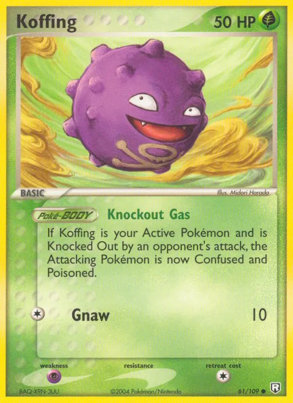 Koffing Team Rocket Returns 61/109