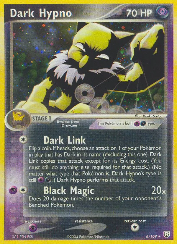 Dark Hypno Team Rocket Returns 6/109