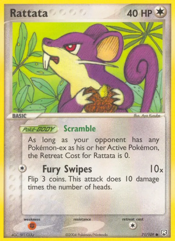 Rattata EX O Retorno da Equipe Rocket 71/109