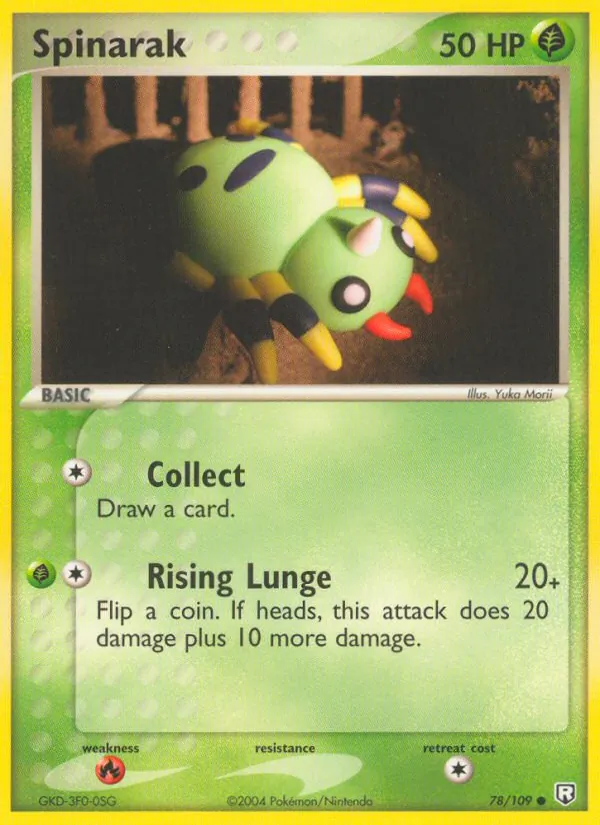 Spinarak EX O Retorno da Equipe Rocket 78/109