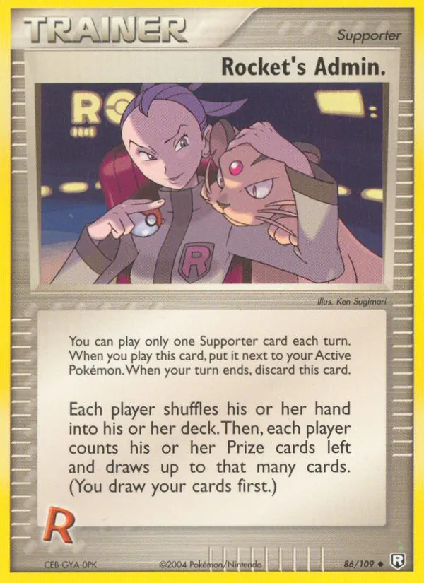 Rocket's Admin. Team Rocket Returns 86/109