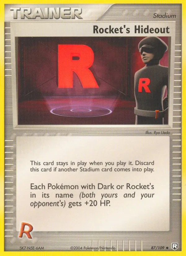 Rocket's Hideout EX O Retorno da Equipe Rocket 87/109