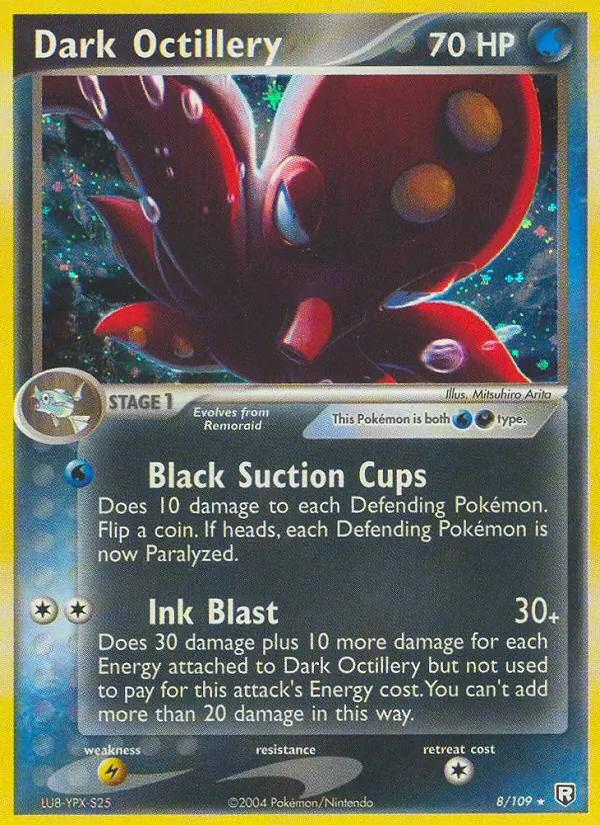 Dark Octillery EX O Retorno da Equipe Rocket 8/109
