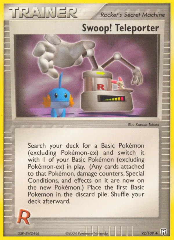 Swoop! Teleporter Team Rocket Returns 92/109