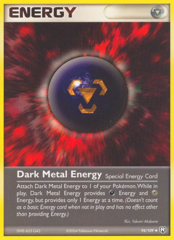 Dark Metal Energy Team Rocket Returns 94/109