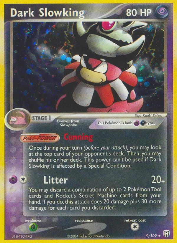 Dark Slowking EX O Retorno da Equipe Rocket 9/109