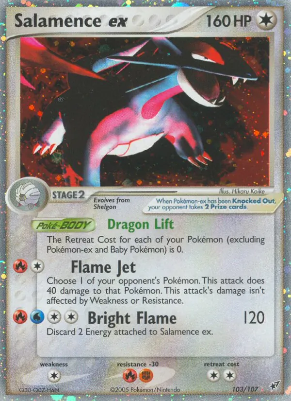 Salamence ex EX Deoxys 103/107