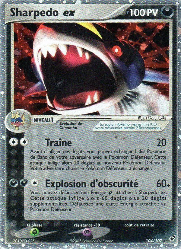 Sharpedo ex EX Deoxys 104/107