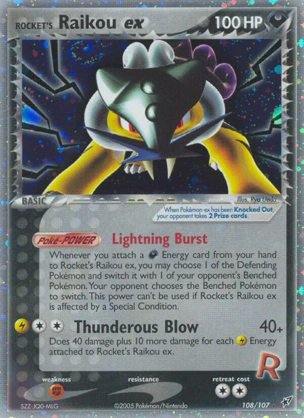 Rocket's Raikou ex EX Deoxys 108/107