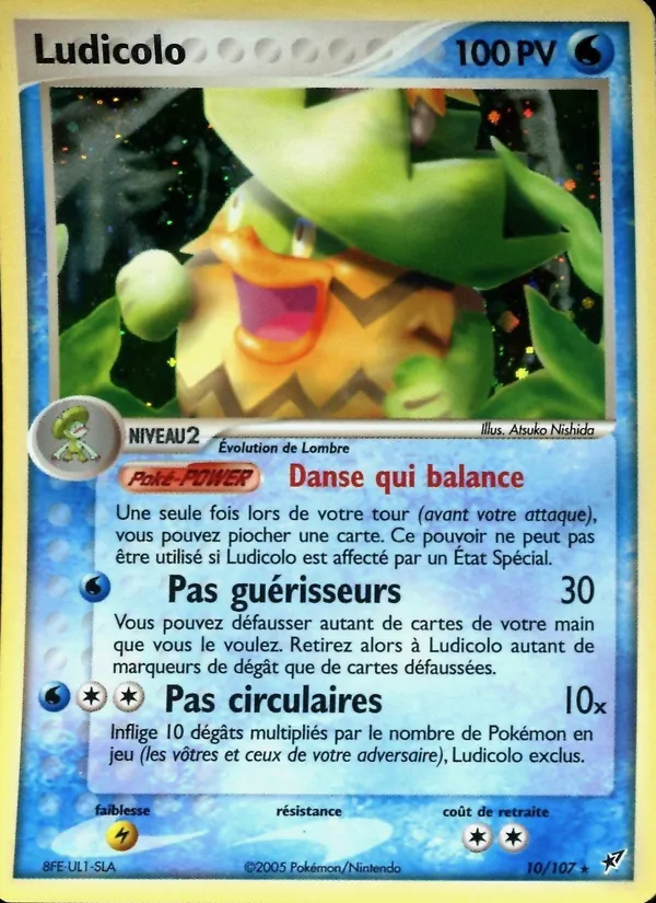 Ludicolo EX Deoxys 10/107