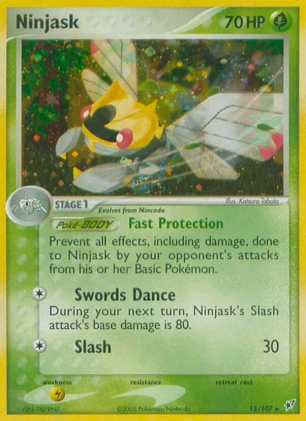 Ninjask EX Deoxys 13/107