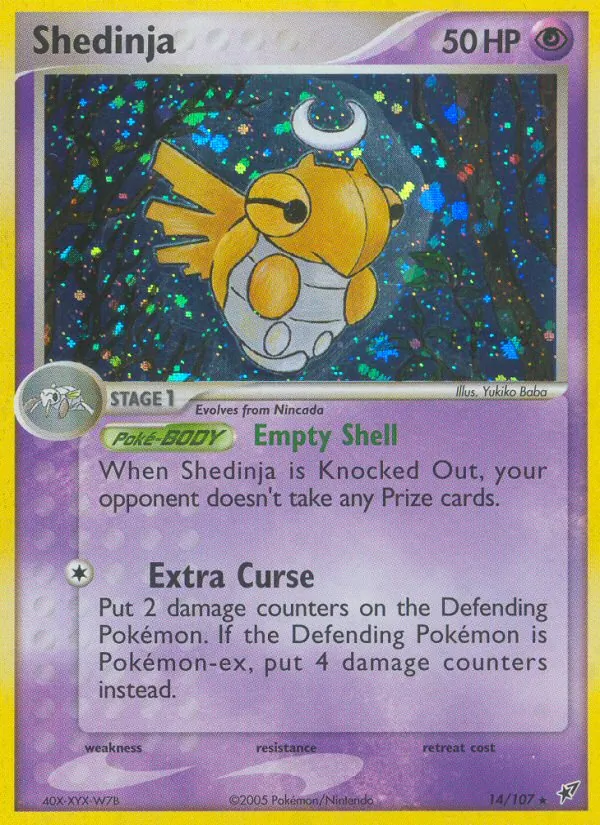 Shedinja EX Deoxys 14/107