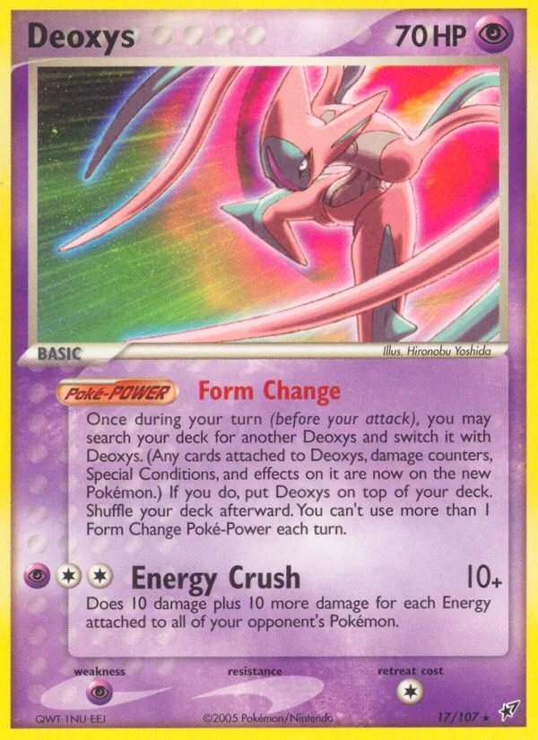 Deoxys EX Deoxys 17/107