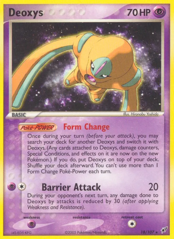 Deoxys EX Deoxys 18/107