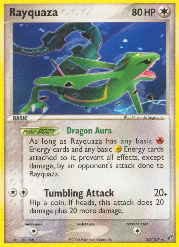 Rayquaza EX Deoxys 22/107