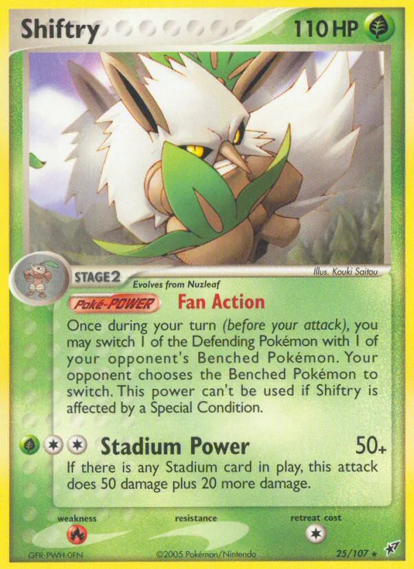 Shiftry EX Deoxys 25/107