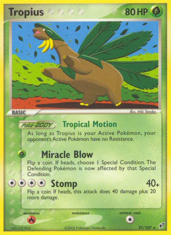 Tropius Deoxys 27/107