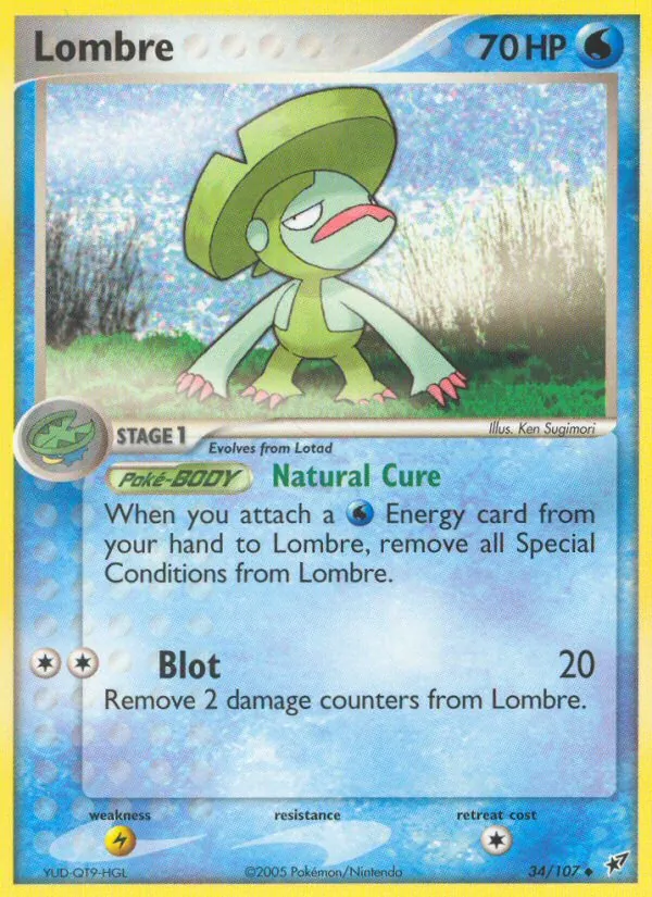 Lombrero EX Deoxys 34/107