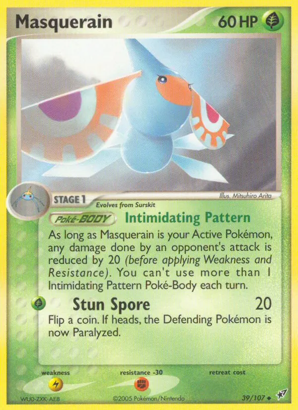 Masquerain EX Deoxys 39/107