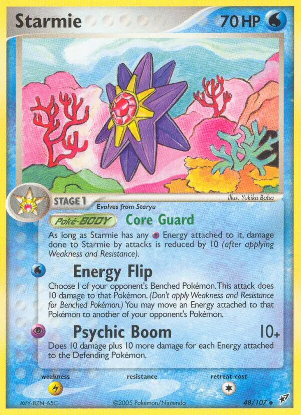Starmie EX Deoxys 48/107