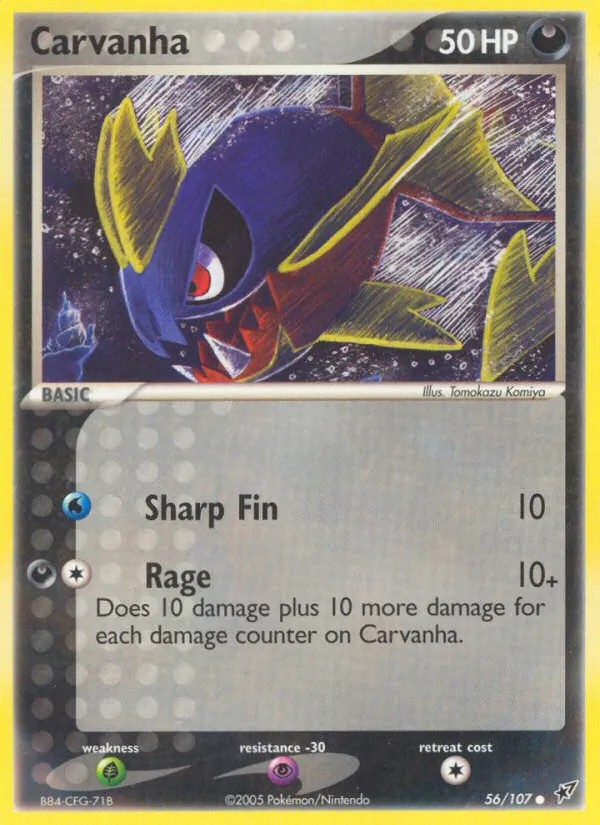 Carvanha EX Deoxys 56/107