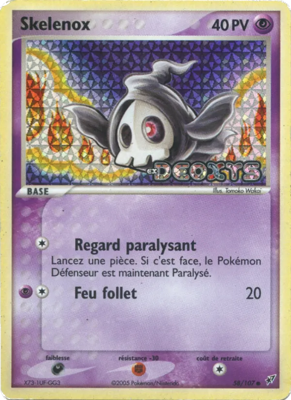 Skelénox EX Deoxys 58/107
