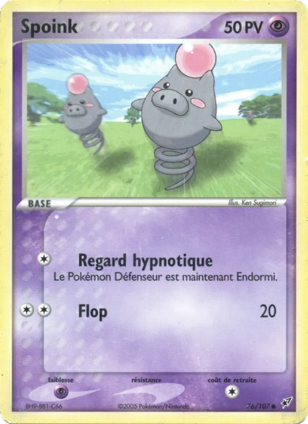 Spoink EX Deoxys 76/107