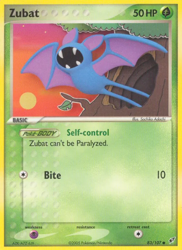 Zubat EX Deoxys 83/107