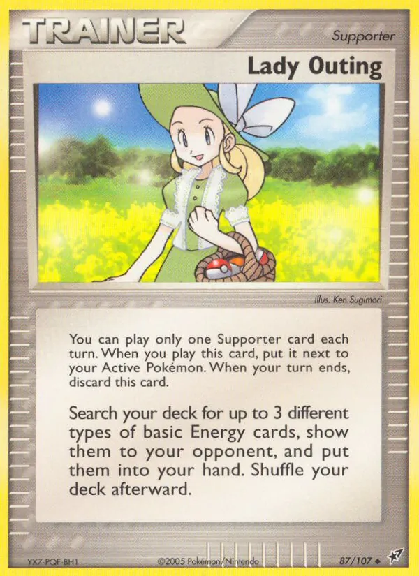 Lady Outing EX Deoxys 87/107