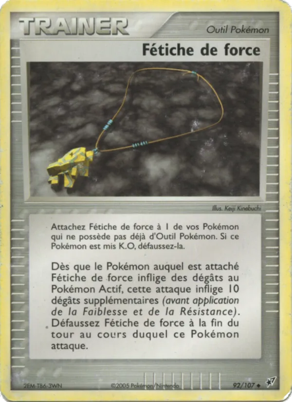 Fétiche de force EX Deoxys 92/107
