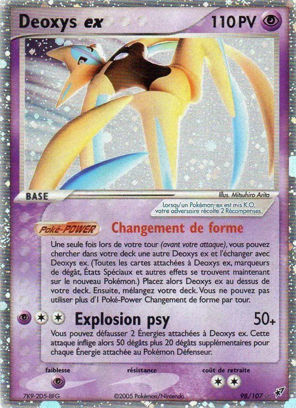 Deoxys ex EX Deoxys 98/107
