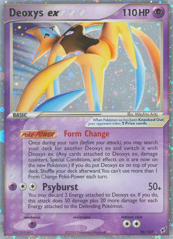 Deoxys ex EX Deoxys 98/107