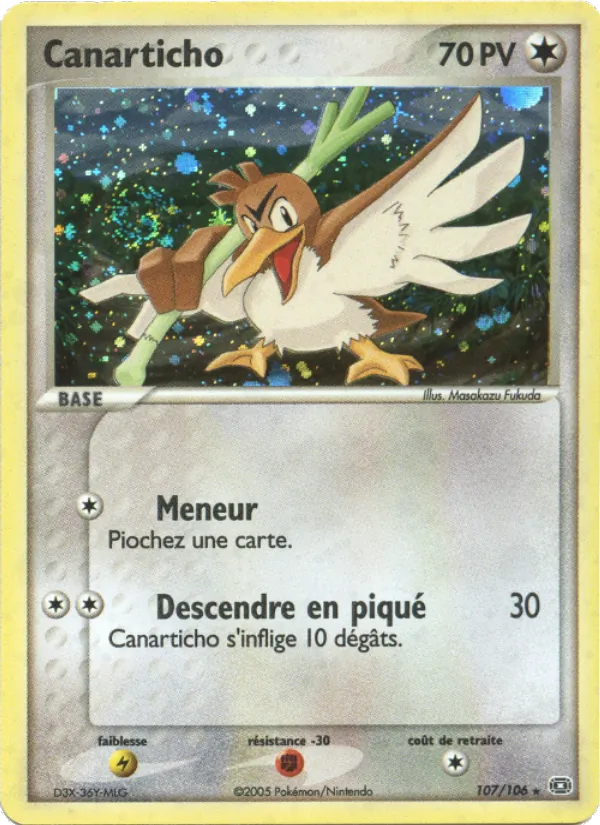 Canarticho EX Émeraude 107/106