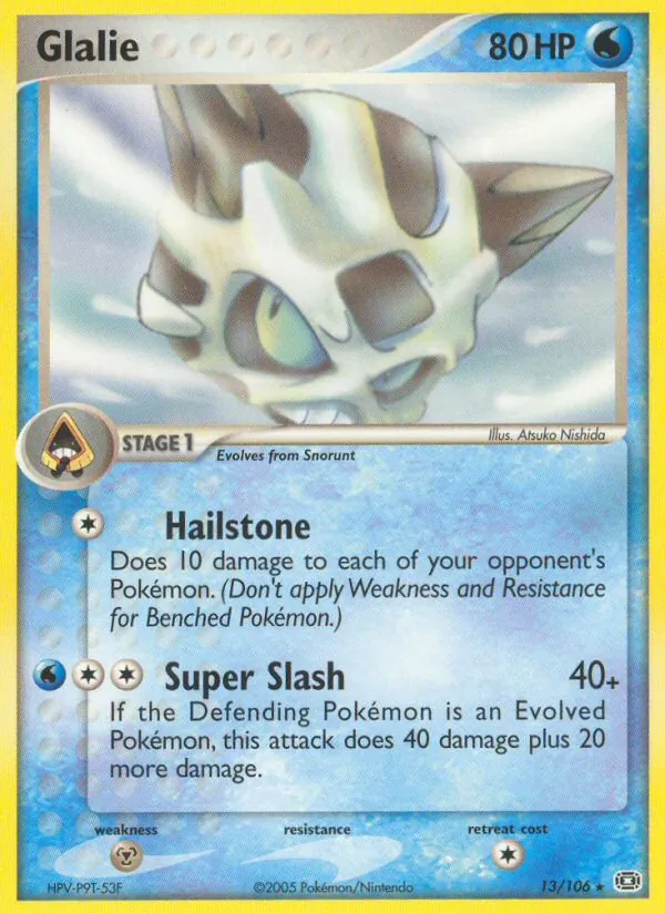 Glalie EX Esmeralda 13/106