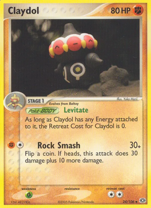 Claydol EX Smeraldo 24/106