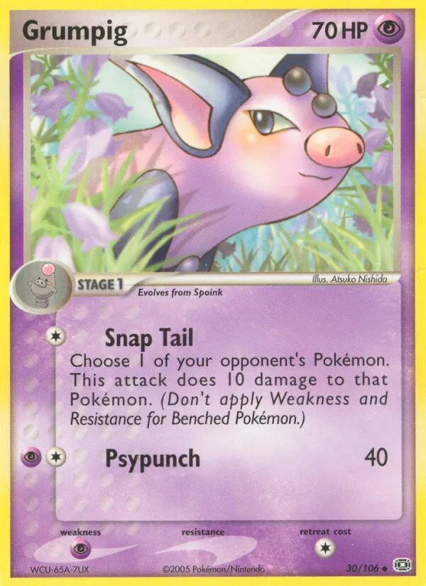 Grumpig EX Esmeralda 30/106