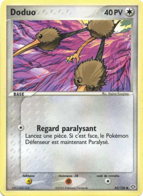 Doduo EX Émeraude 45/106