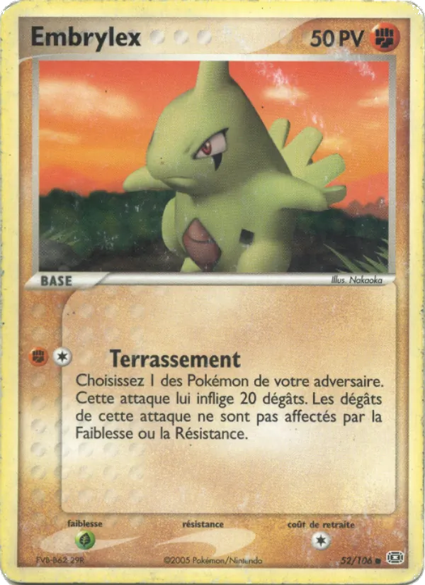 Embrylex EX Émeraude 52/106