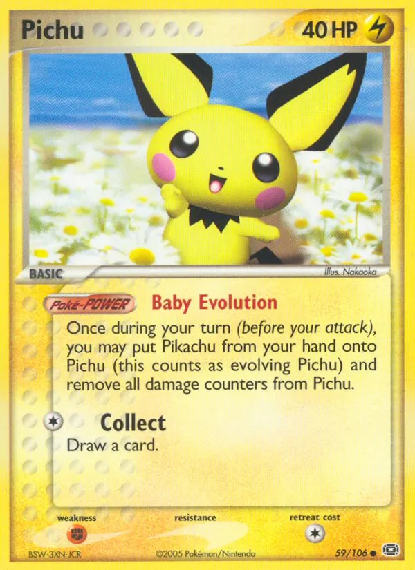 Pichu EX Smeraldo 59/106