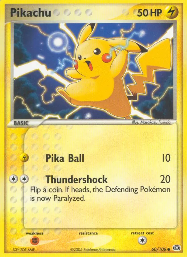 Pikachu EX Smaragd 60/106