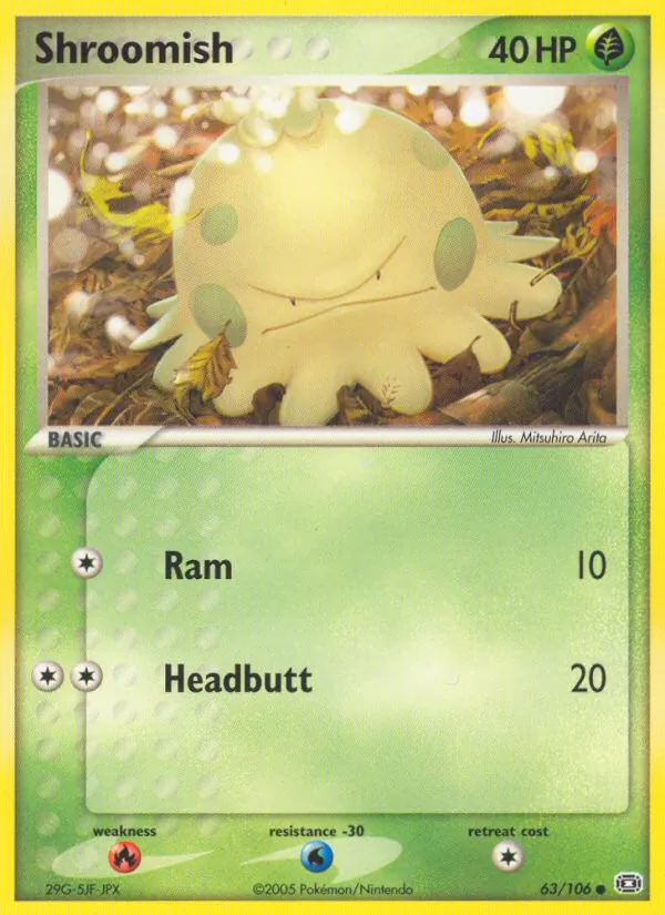 Shroomish EX Smeraldo 63/106