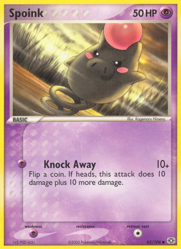 Spoink Emerald 65/106