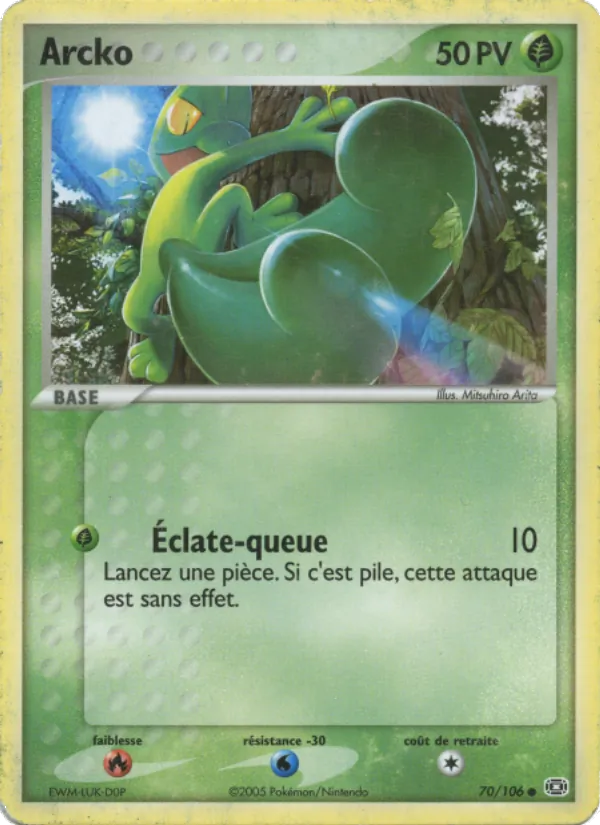 Arcko EX Émeraude 70/106