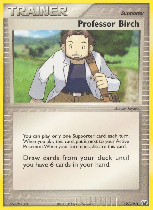 Professor Birch EX Smeraldo 82/106