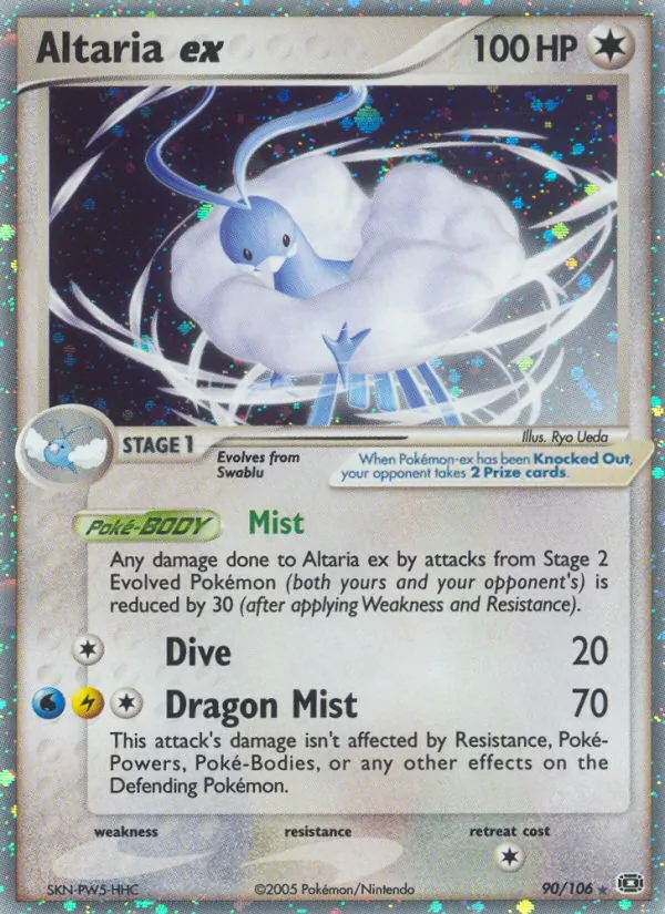 Altaria-ex EX Smaragd 90/106