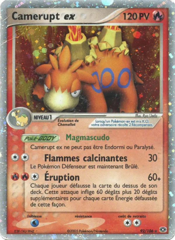 Camerupt ex EX Émeraude 92/106