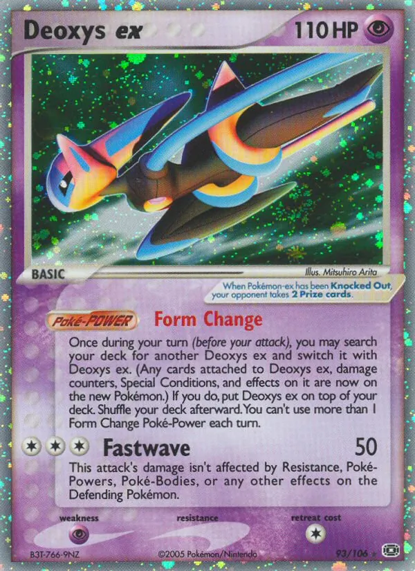Deoxys-ex EX Smaragd 93/106