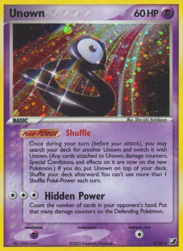 Unown EX Fuerzas Ocultas Unown B/28