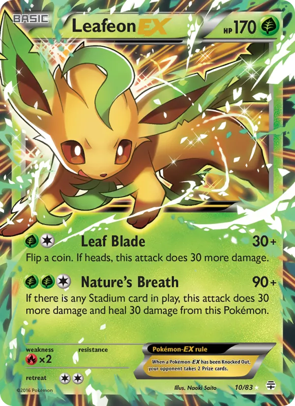 Leafeon EX Gerações 10/83