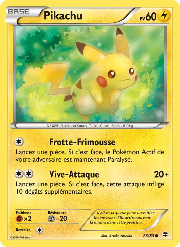 Pikachu Générations 26/83